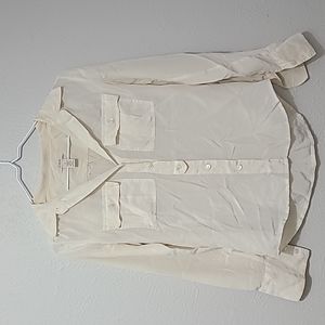 J. Crew 100% Silk Button Down Shirt